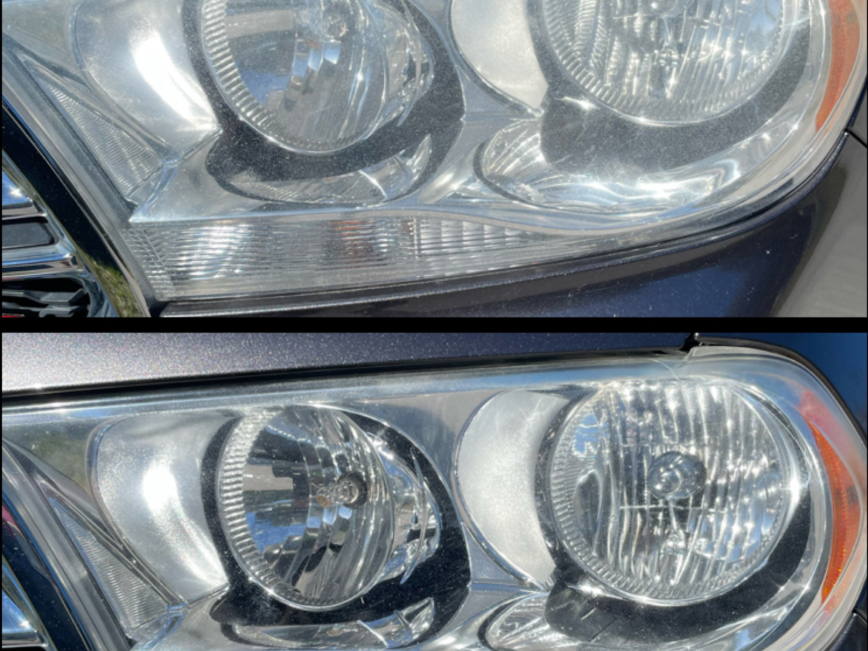 CD-Foggy headlight cleaning